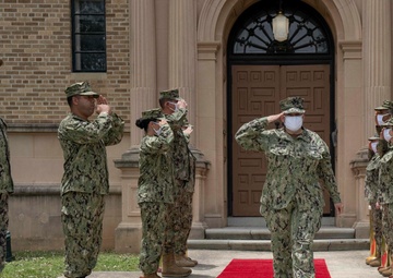 Rear Adm. Davidson Retires After 34 Years of Service