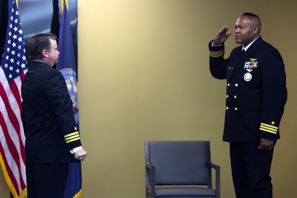 CDR Curtis Brown assumes command of Navy Talent Acquisition Group Portland