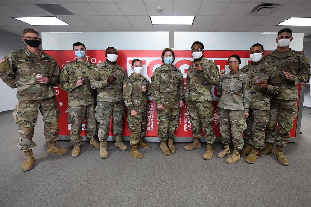 U. S. Army Lt. Gen. Richardson visits Louisiana National Guard