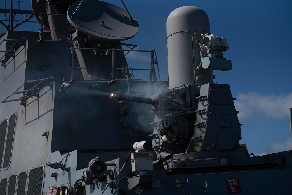 USS Halsey (DDG 97)  live-fire exercise