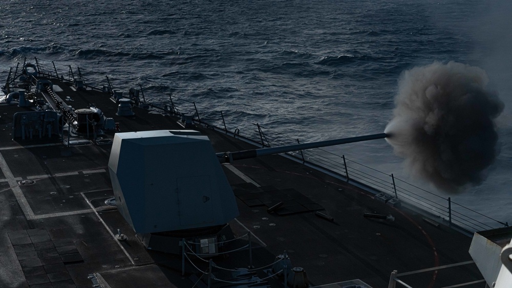 USS Halsey live-fire exercise