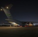 U.S. Airmen unload cargo from C-17 Globemaster III