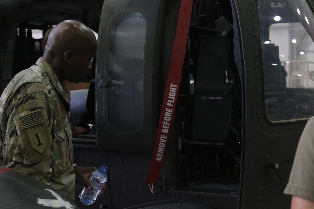 CSM Corey Cush Visits 34th ID Soldiers