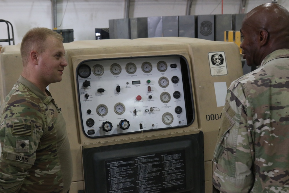 CSM Corey Cush Visits 34th ID Soldiers