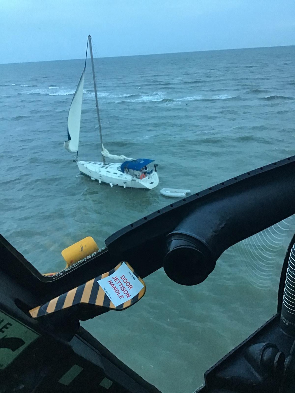 Coast Guard rescues 2 after sailing vessel runs aground 3 miles east of Edisto Island