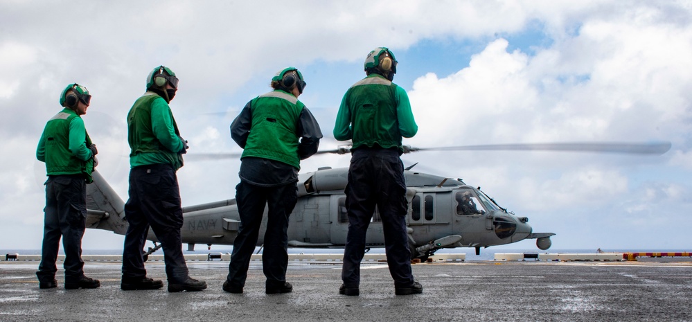 USS WASP (LHD 1) OPERATIONS AT SEA