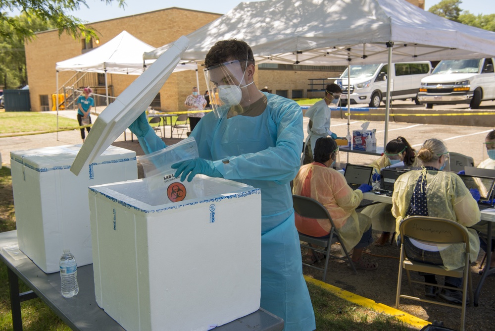 Colorado National Guard Members support the COVID-19 Response Efforts