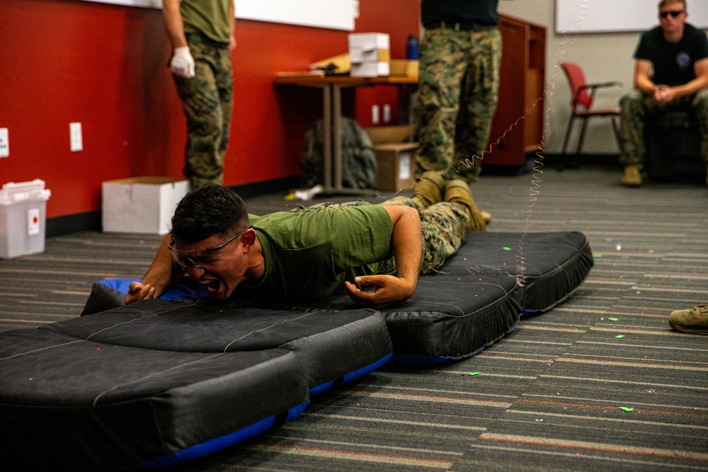 15th MEU Marines take on taser training