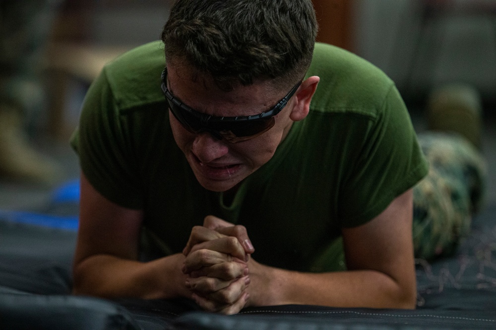 15th MEU Marines take on taser training