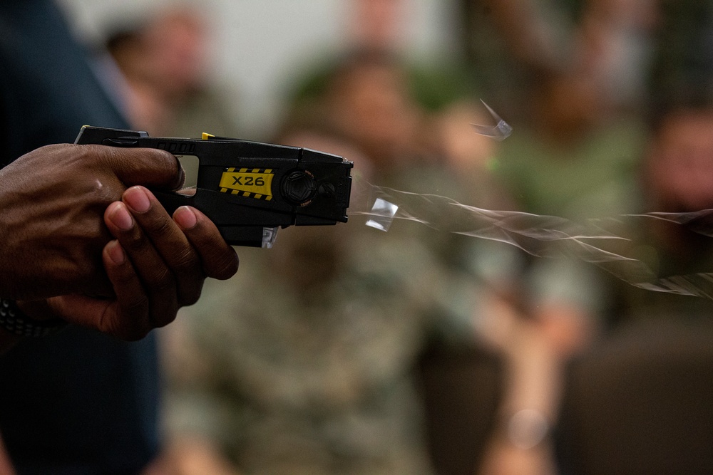 15th MEU Marines take on taser training