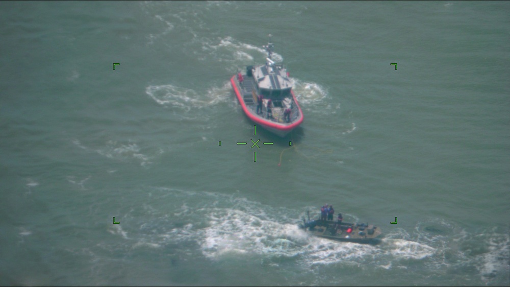 Coast Guard rescues 3 from vessel taking on water in Port Arthur, Texas
