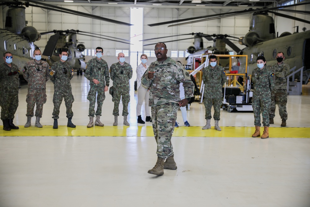 Alabama National Guard Hosts Romanian Soldiers During COVID-19 Pandemic