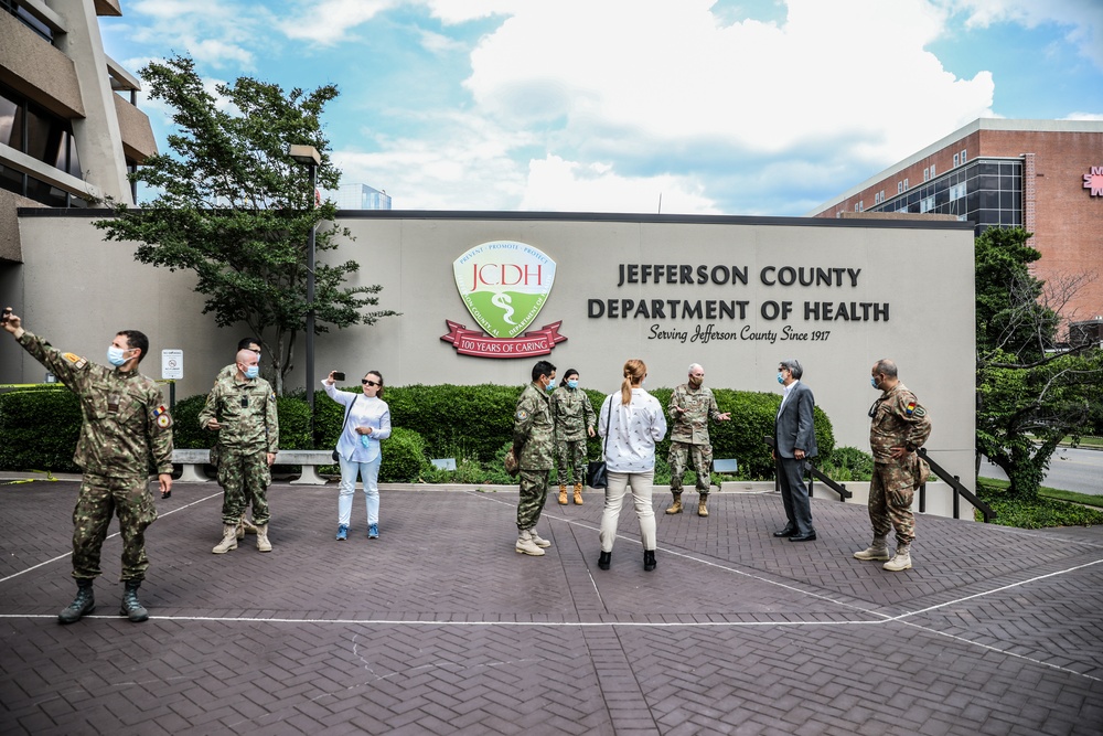Alabama National Guard Hosts Romanian Soldiers During COVID-19 Pandemic.