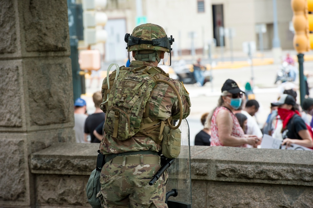 Texas National Guard Supports Local Law Enforcement