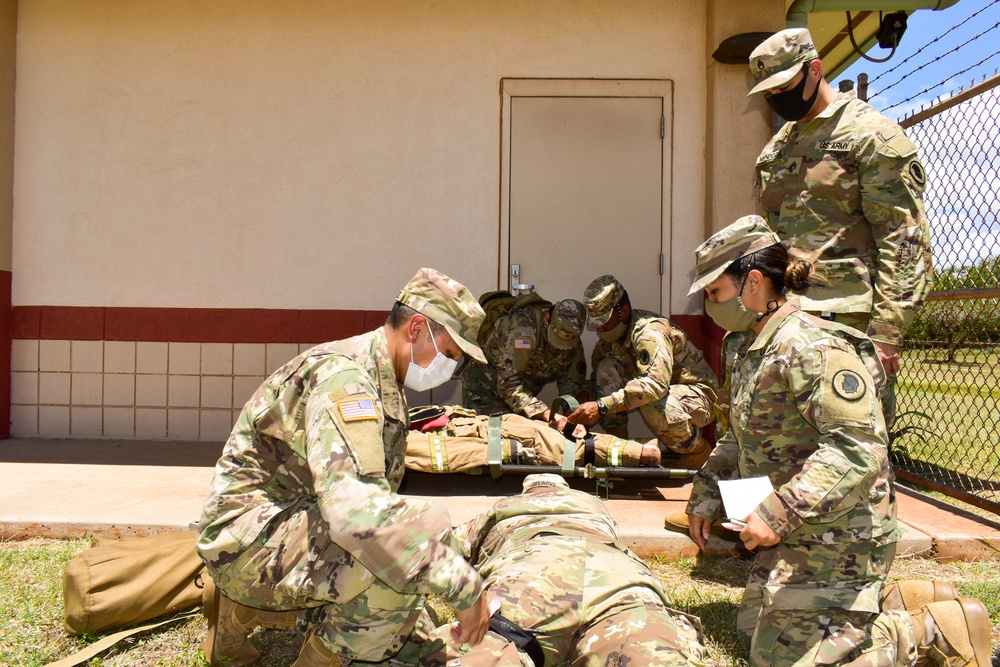 Task Force Maui conduct TC3 training during COVID-19 operations