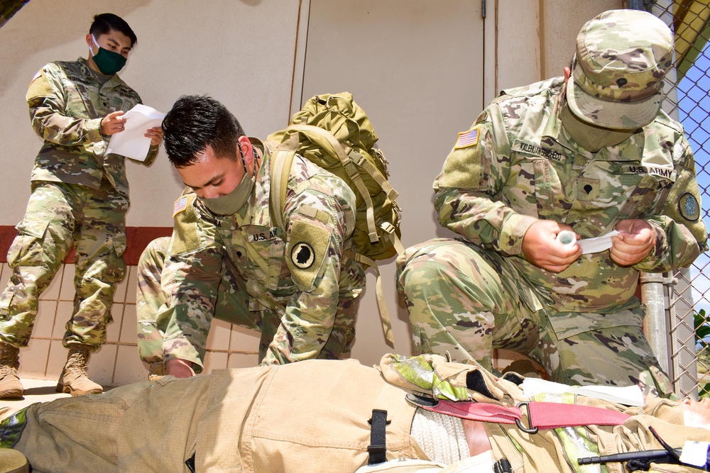 Task Force Maui conduct TC3 training during COVID-19 operations