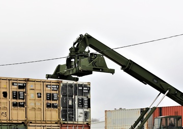 Photo Essay: Rough Terrain Container Handler operations at Fort McCoy
