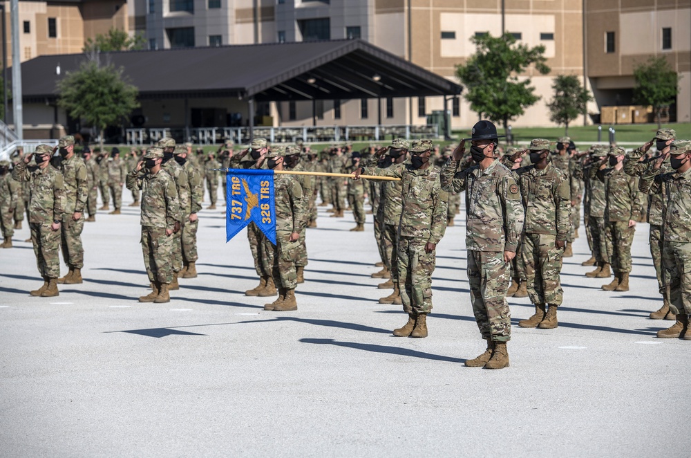 U.S. Air Force Basic Military Training Graduation and Coining Ceremony