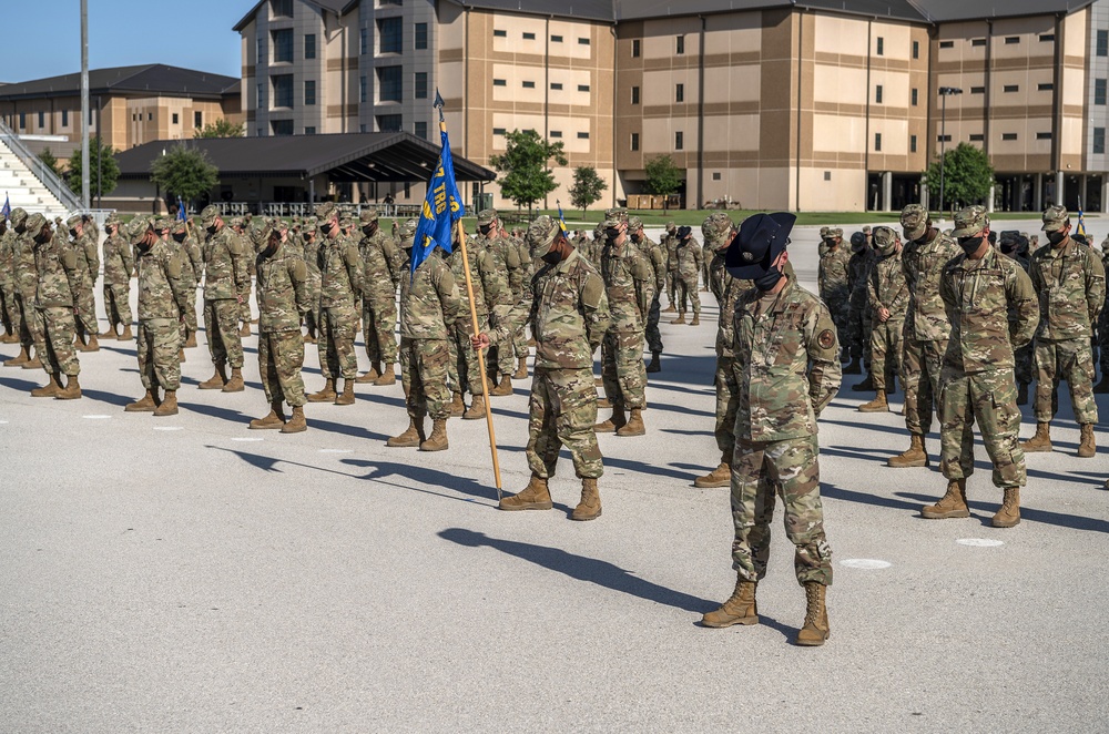 U.S. Air Force Basic Military Training Graduation and Coining Ceremony