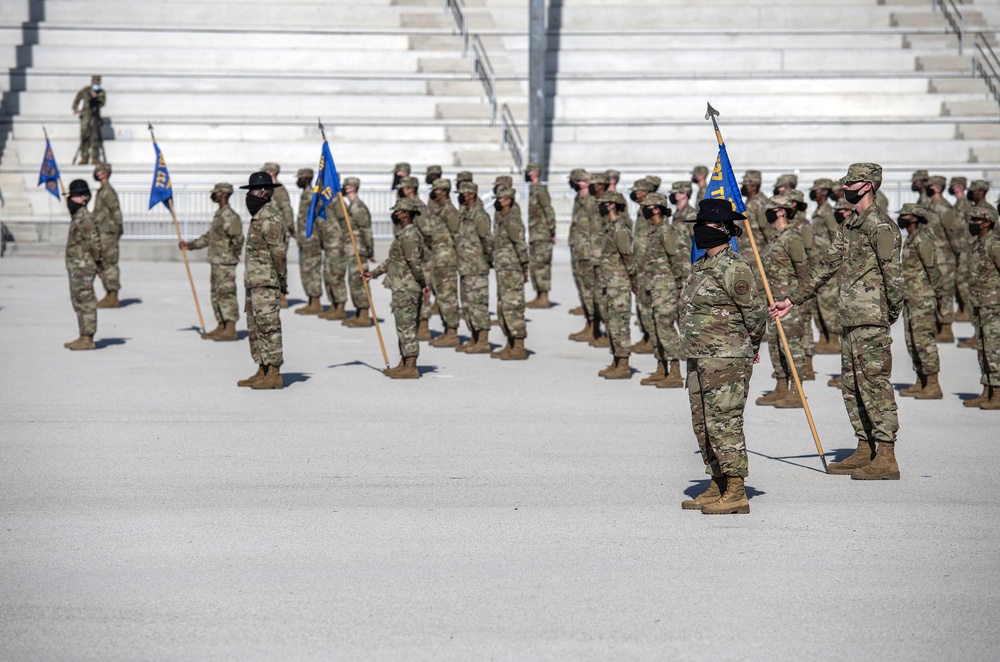 U.S. Air Force Basic Military Training Graduation and Coining Ceremony