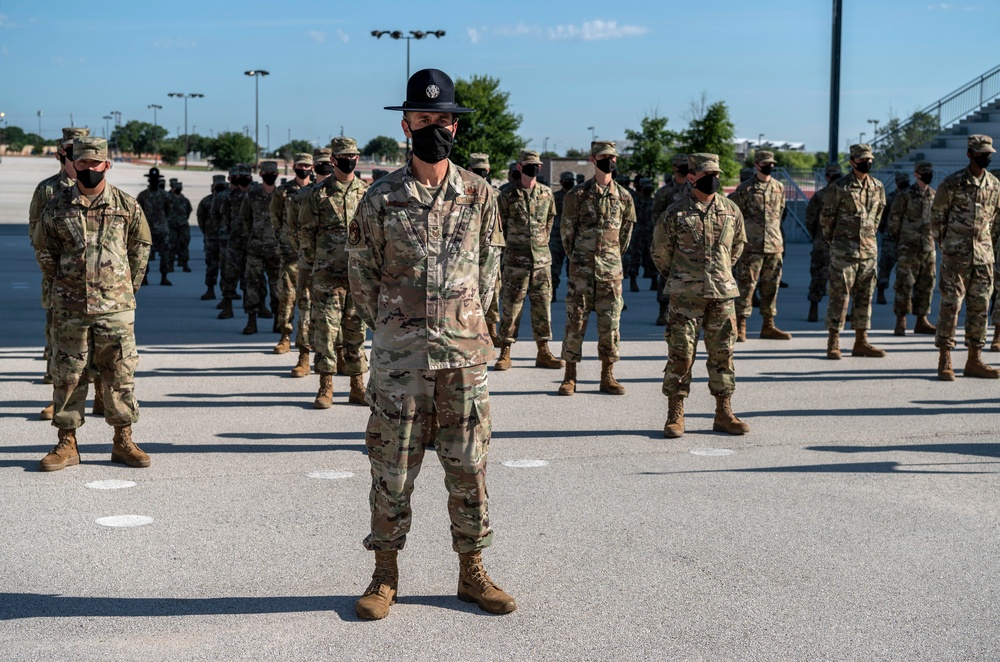 U.S. Air Force Basic Military Training Graduation and Coining Ceremony