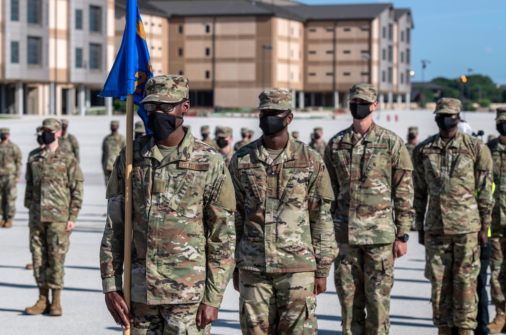 U.S. Air Force Basic Military Training Graduation and Coining Ceremony