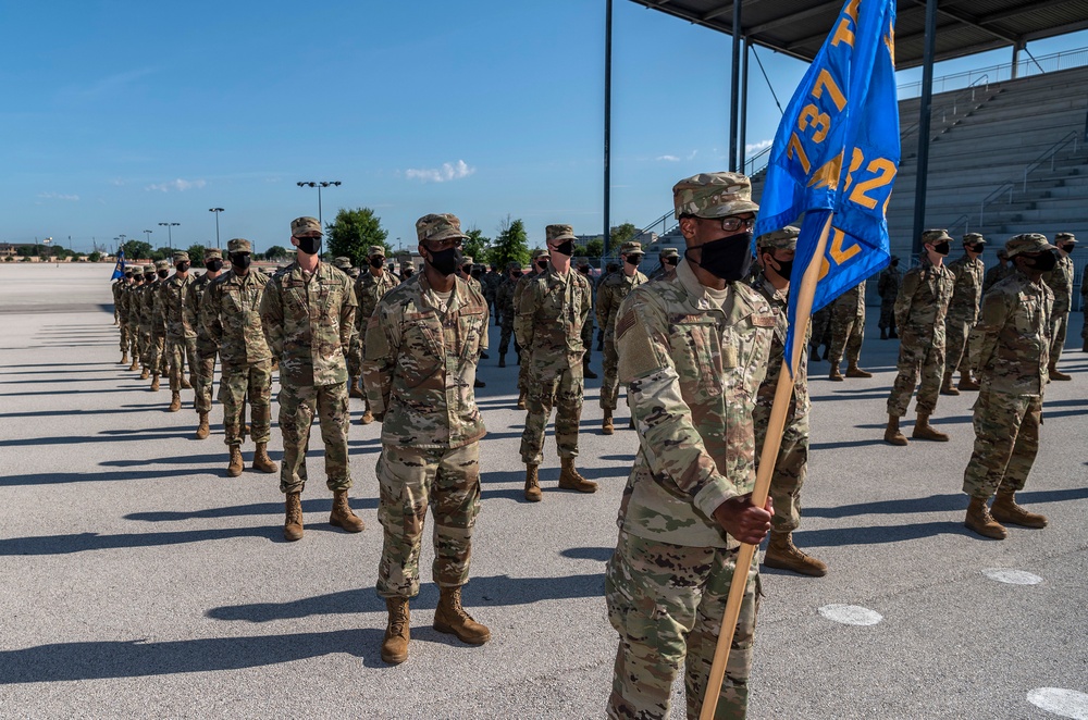 U.S. Air Force Basic Military Training Graduation and Coining Ceremony