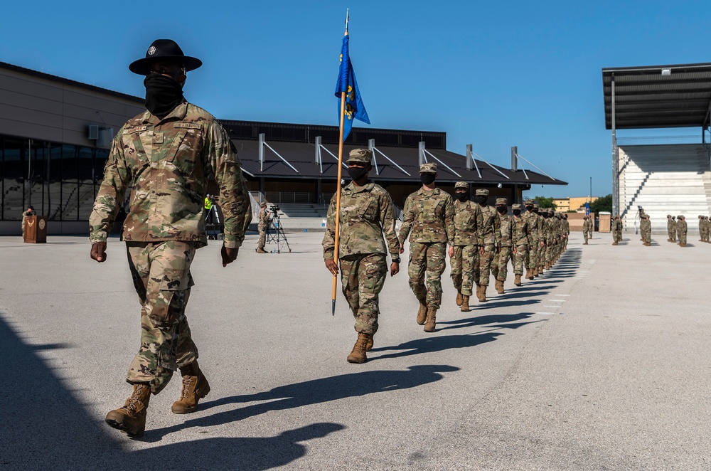 U.S. Air Force Basic Military Training Graduation and Coining Ceremony