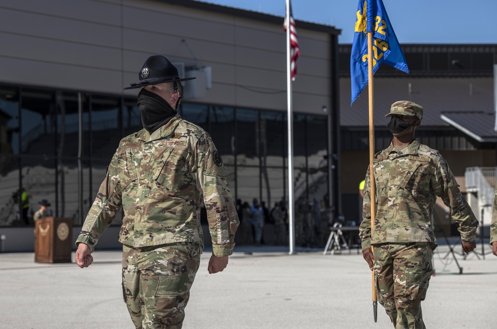 U.S. Air Force Basic Military Training Graduation and Coining Ceremony