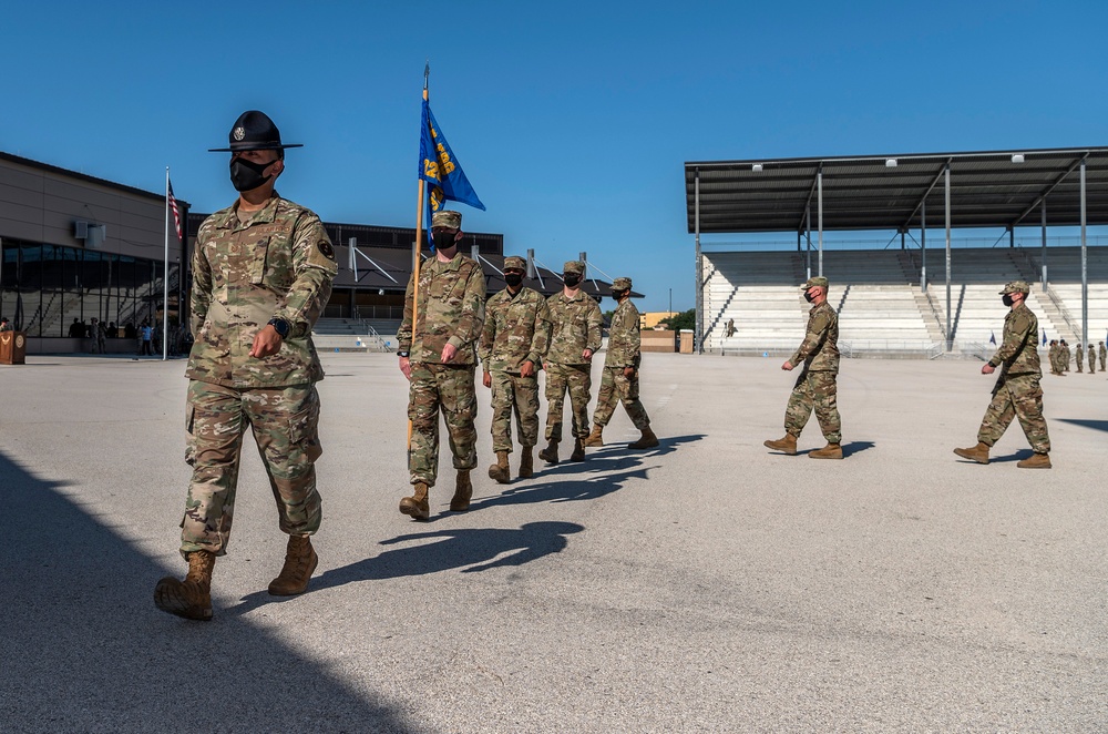 U.S. Air Force Basic Military Training Graduation and Coining Ceremony