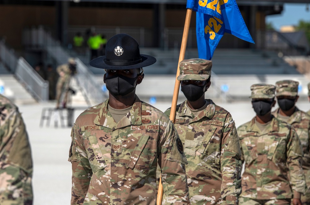 U.S. Air Force Basic Military Training Graduation and Coining Ceremony