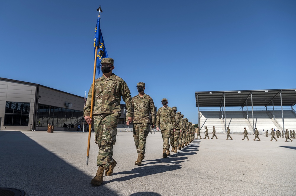 U.S. Air Force Basic Military Training Graduation and Coining Ceremony