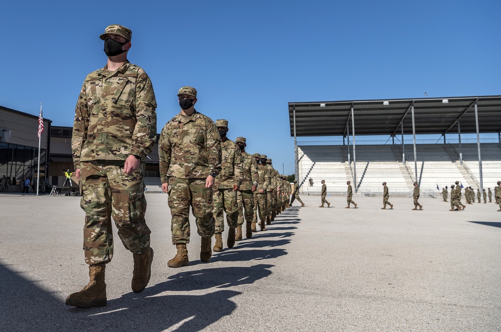 U.S. Air Force Basic Military Training Graduation and Coining Ceremony