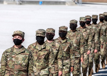 U.S. Air Force Basic Military Training Graduation and Coining Ceremony