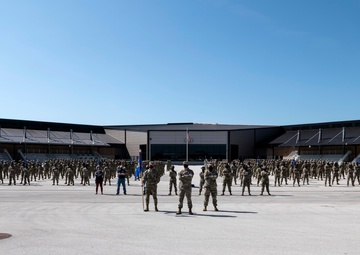U.S. Air Force Basic Military Training Graduation and Coining Ceremony