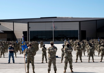 U.S. Air Force Basic Military Training Graduation and Coining Ceremony
