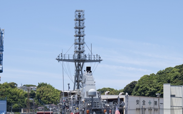 USS Warrior Departs Dry-dock