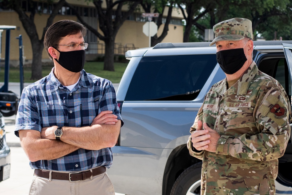 SECDEF visits JBSA-Lackland BMT