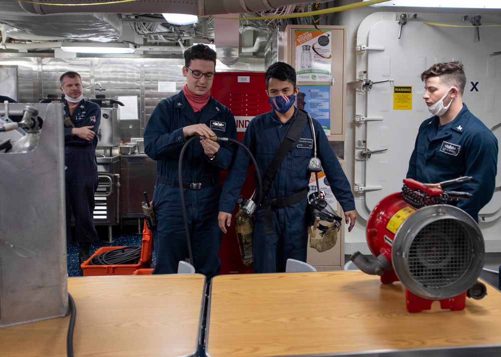 Rafael Peralta Sailors Teach Toxic Gas Safety