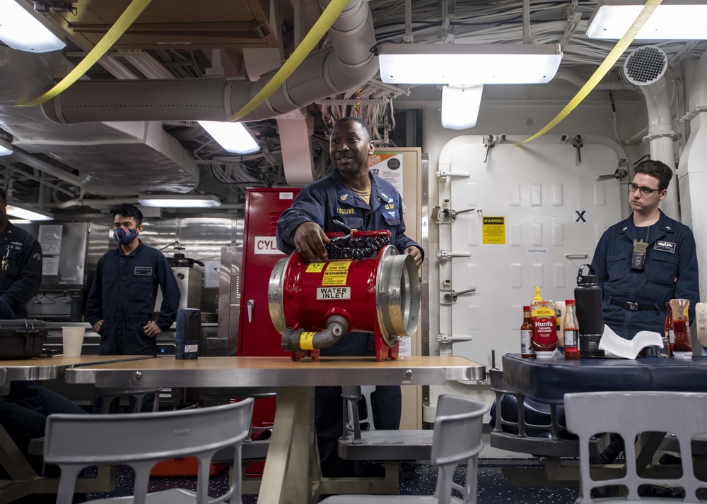 Rafael Peralta Sailors Teach Toxic Gas Safety
