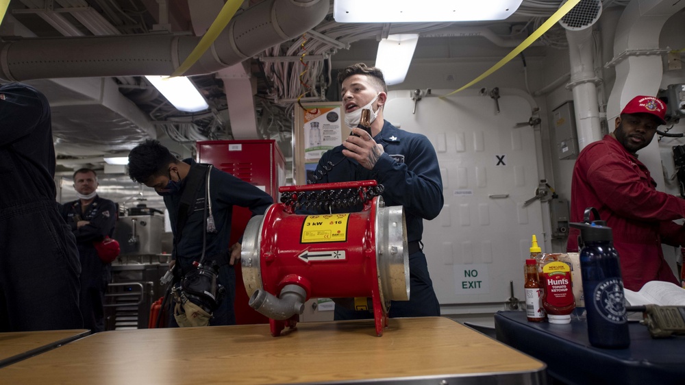 Rafael Peralta Sailors Teach Toxic Gas Safety