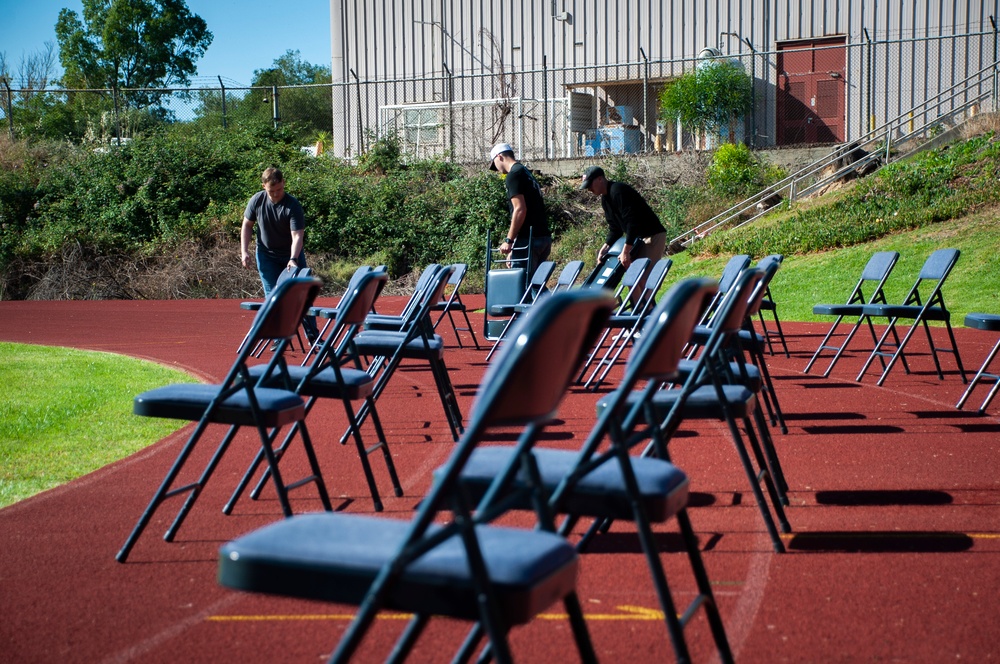 U.S. Marines and U.S. Sailors Volunteer