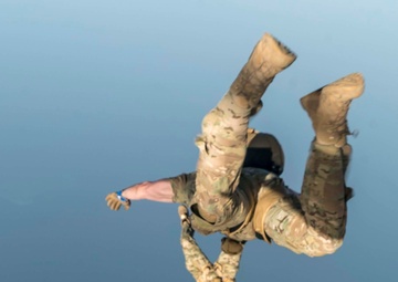 82nd Expeditionary Rescue Squadron Performs HALO Jump