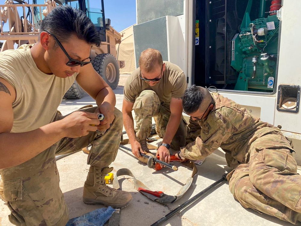 Engineers' ICE protect warfighters from intense summer heat