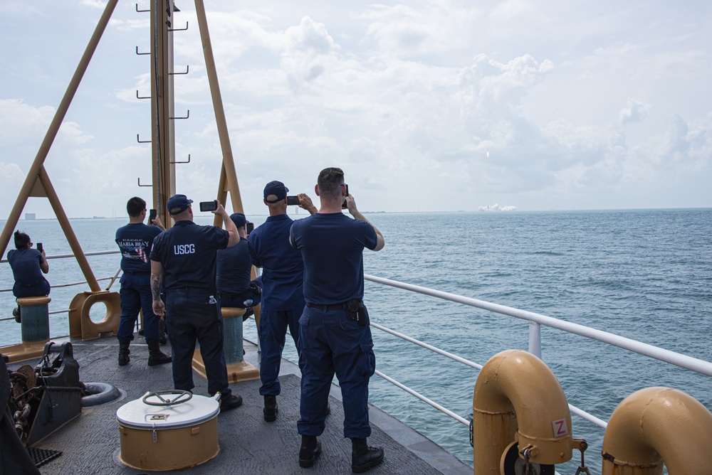 U.S. Coast Guard supports SpaceX Launch