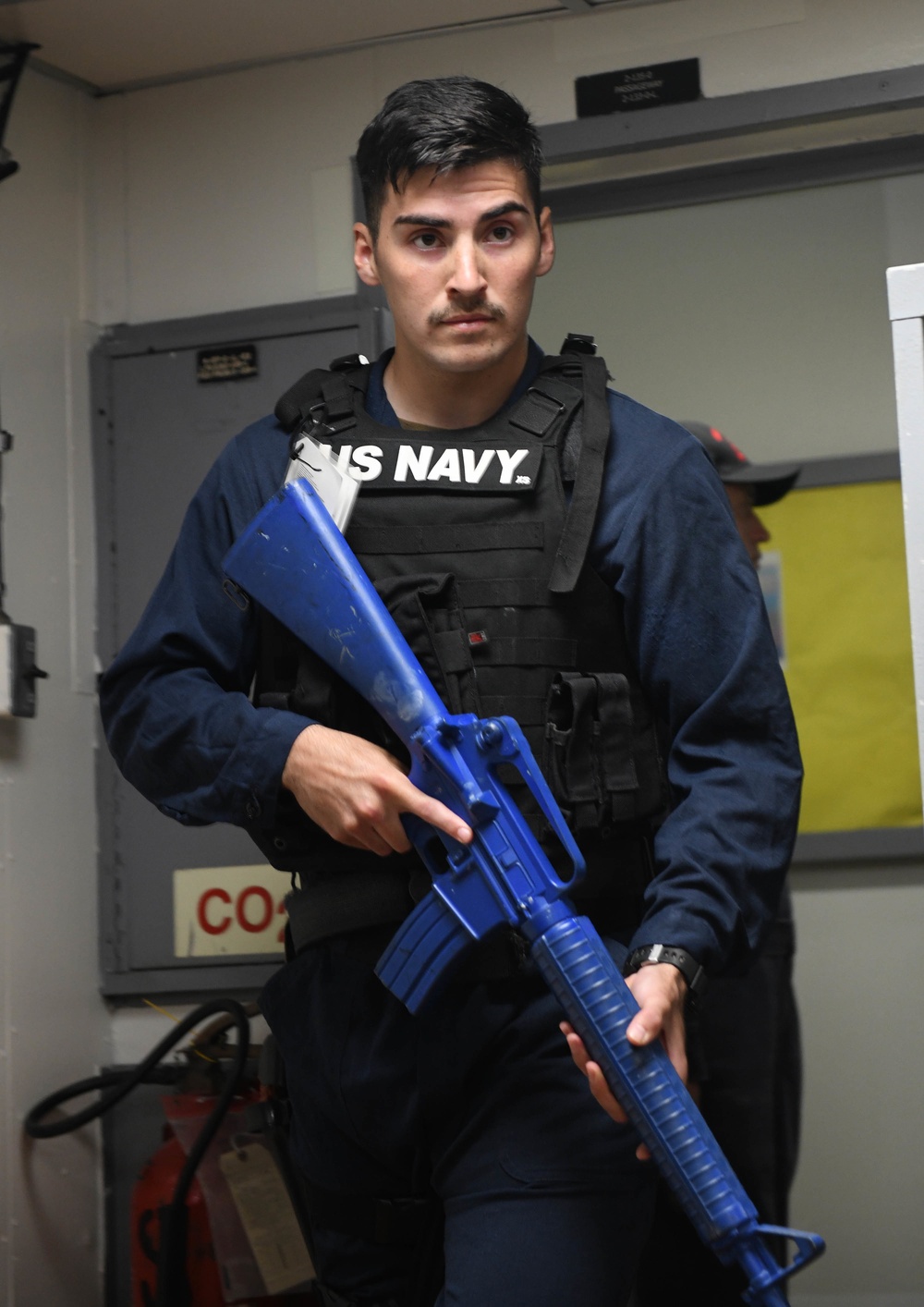 USS Blue Ridge conducts Anti-Terrorism Force Protection Drill