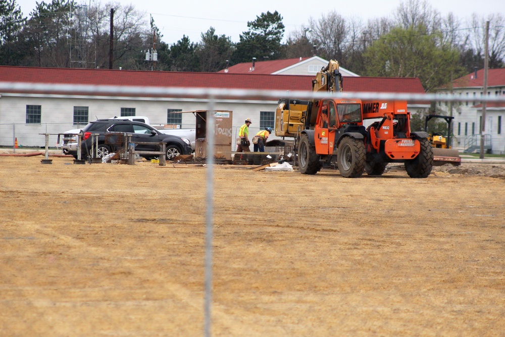 Construction of new barracks at Fort McCoy