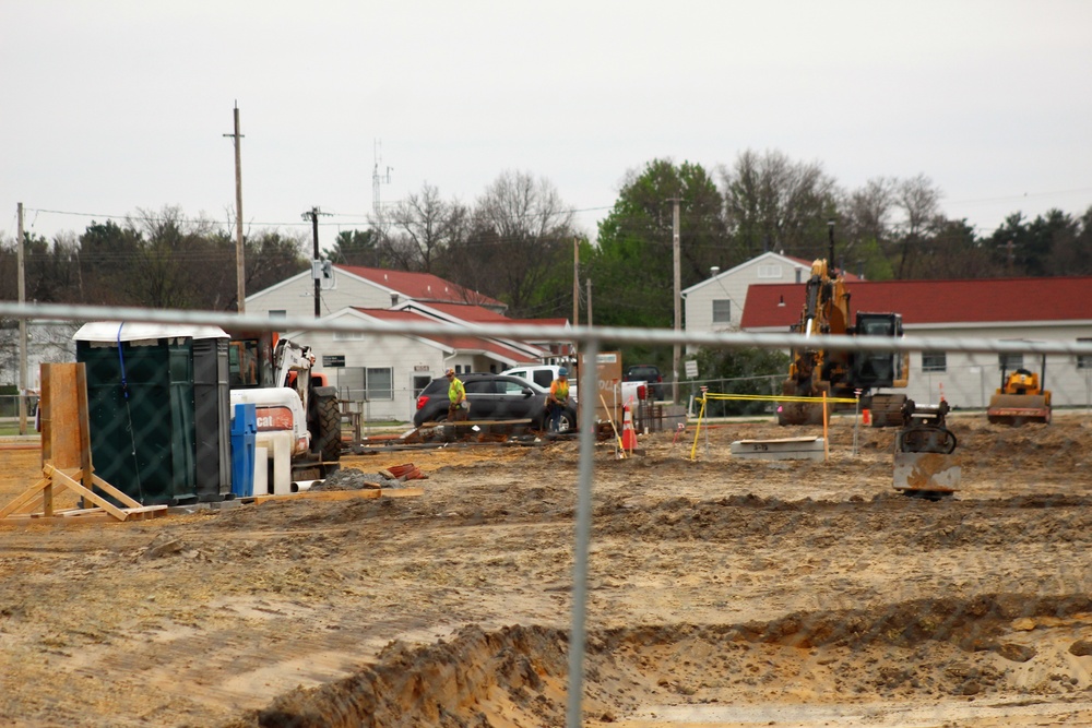 Construction of new barracks at Fort McCoy