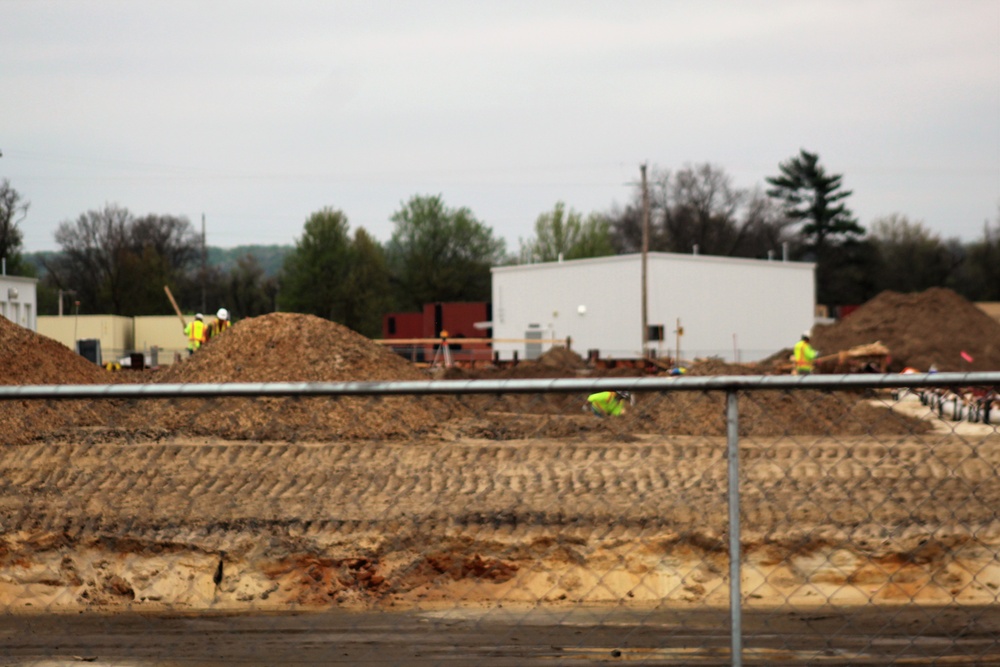 Construction of new barracks at Fort McCoy