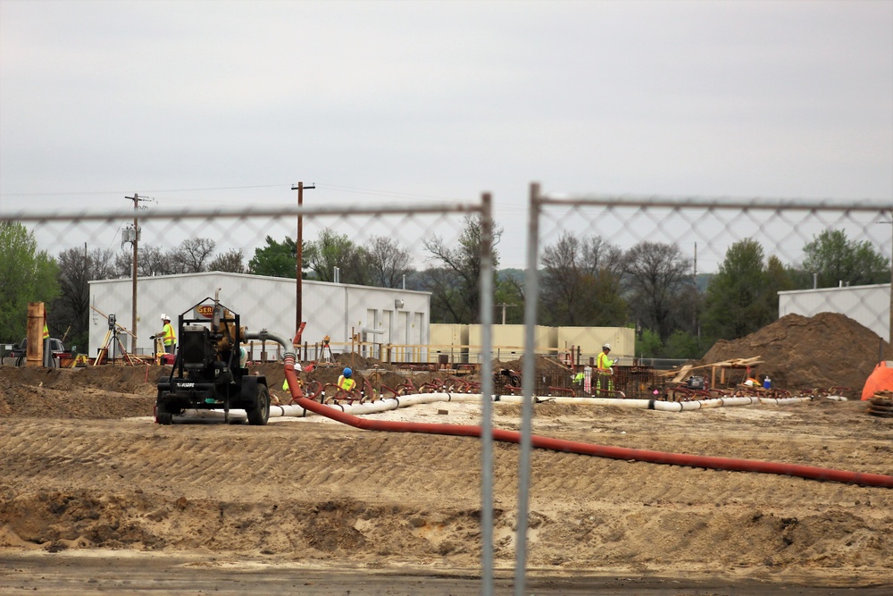 Construction of new barracks at Fort McCoy